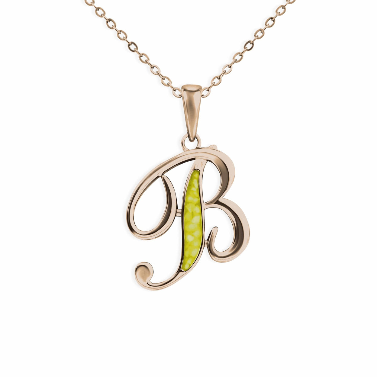 Load image into Gallery viewer, EverWith Alphabet Memorial Ashes Pendant - Letter B - EverWith Memorial Jewellery - Trade