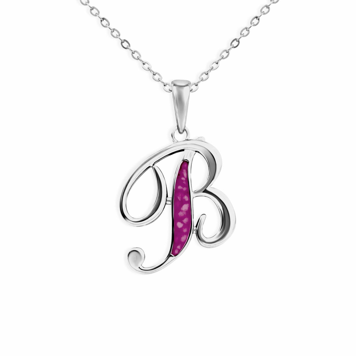 Load image into Gallery viewer, EverWith Alphabet Memorial Ashes Pendant - Letter B - EverWith Memorial Jewellery - Trade