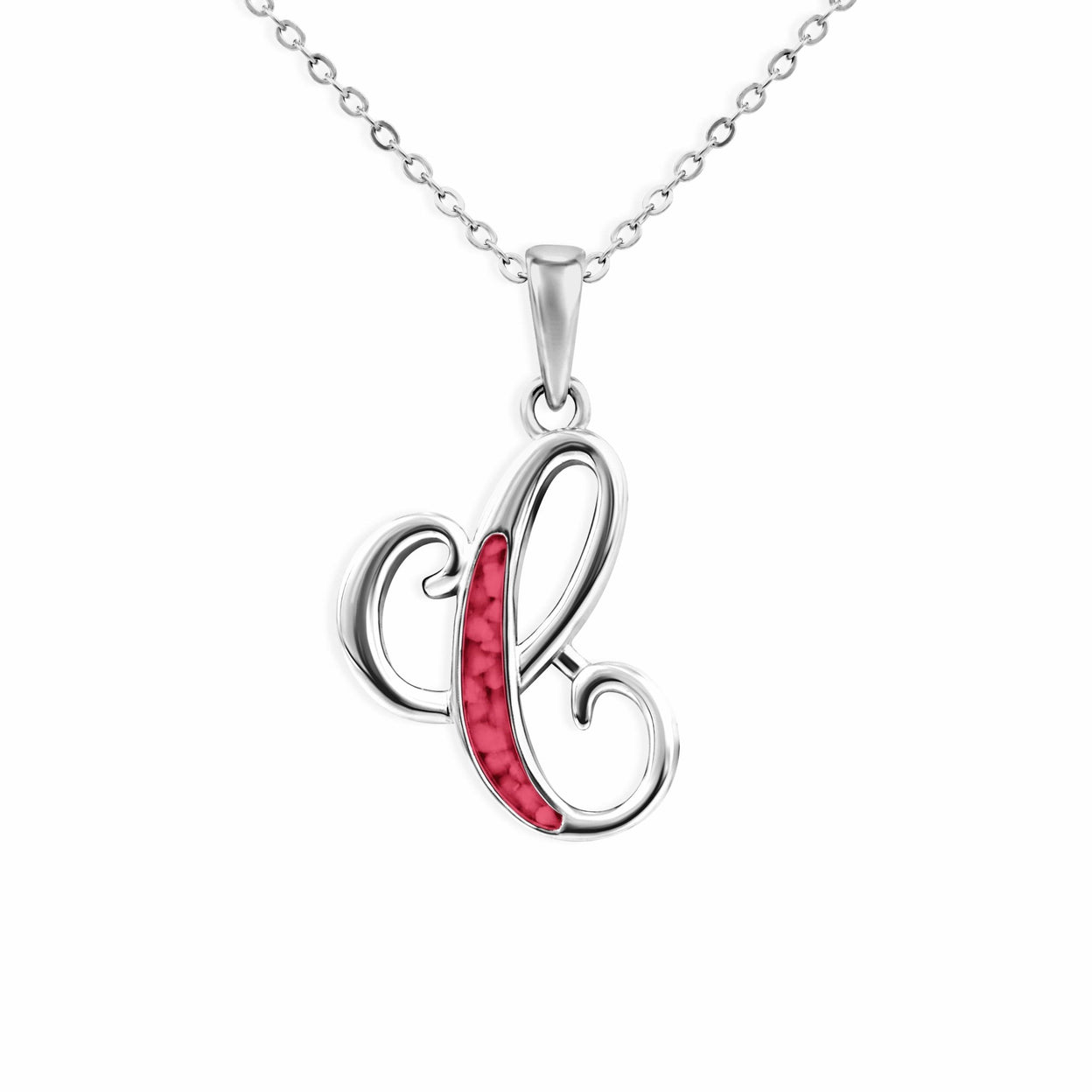 Load image into Gallery viewer, EverWith Alphabet Memorial Ashes Pendant - Letter C - EverWith Memorial Jewellery - Trade