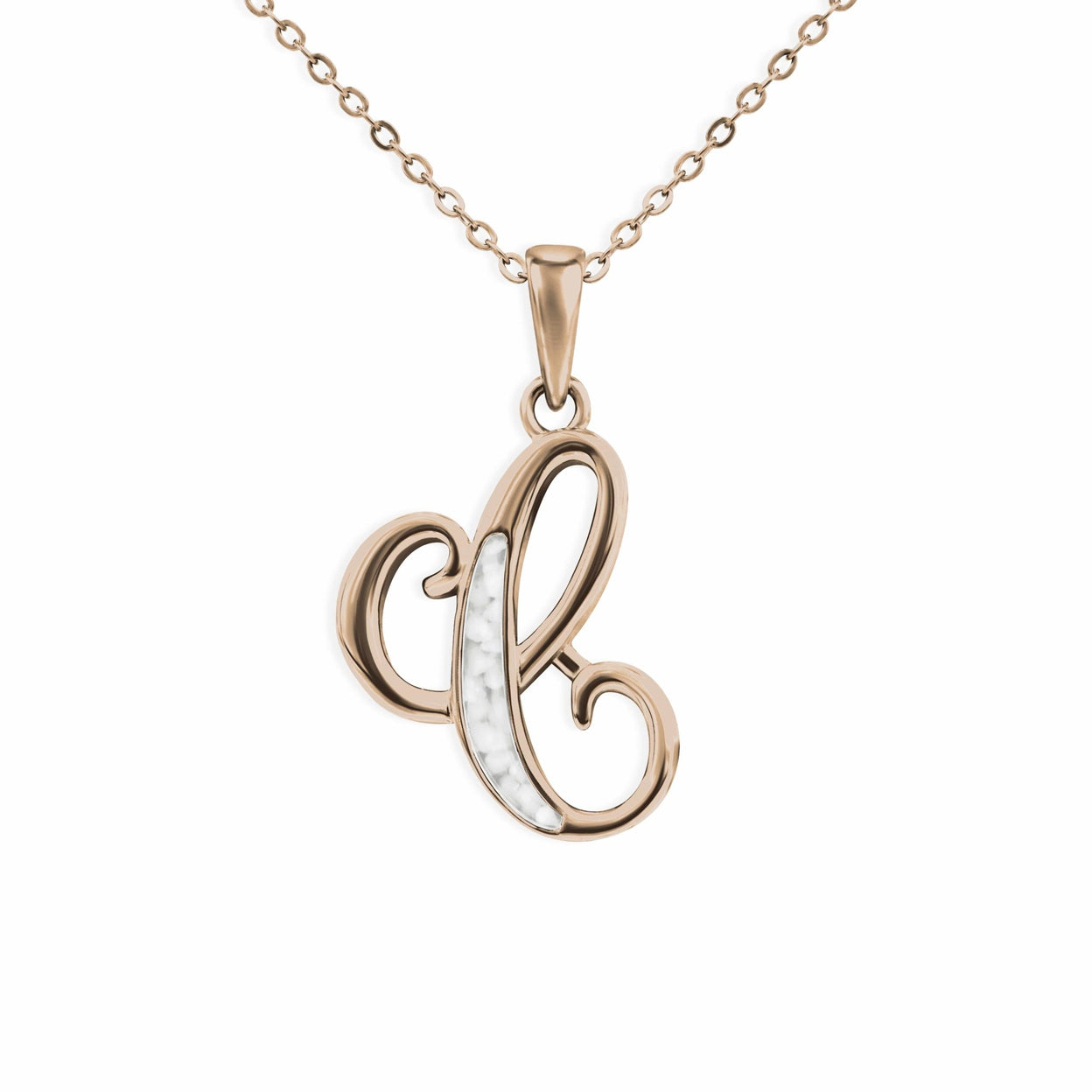 Load image into Gallery viewer, EverWith Alphabet Memorial Ashes Pendant - Letter C - EverWith Memorial Jewellery - Trade