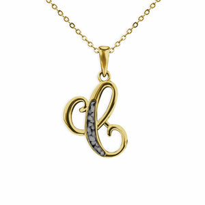 EverWith Alphabet Memorial Ashes Pendant - Letter C - EverWith Memorial Jewellery - Trade