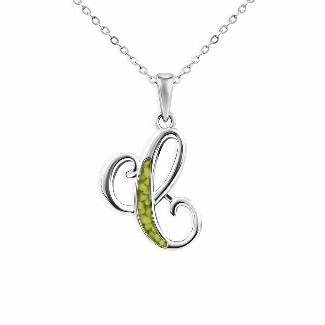 Load image into Gallery viewer, EverWith Alphabet Memorial Ashes Pendant - Letter C - EverWith Memorial Jewellery - Trade