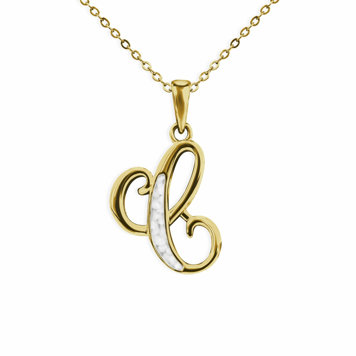 Load image into Gallery viewer, EverWith Alphabet Memorial Ashes Pendant - Letter C - EverWith Memorial Jewellery - Trade