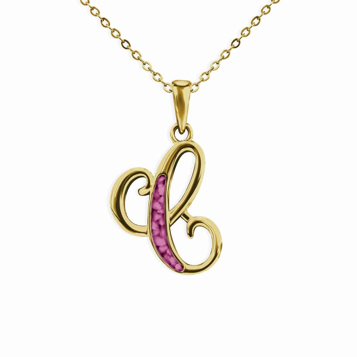 Load image into Gallery viewer, EverWith Alphabet Memorial Ashes Pendant - Letter C - EverWith Memorial Jewellery - Trade