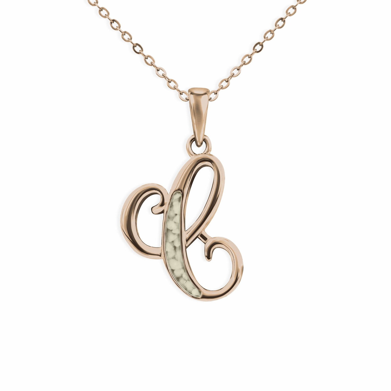 Load image into Gallery viewer, EverWith Alphabet Memorial Ashes Pendant - Letter C - EverWith Memorial Jewellery - Trade