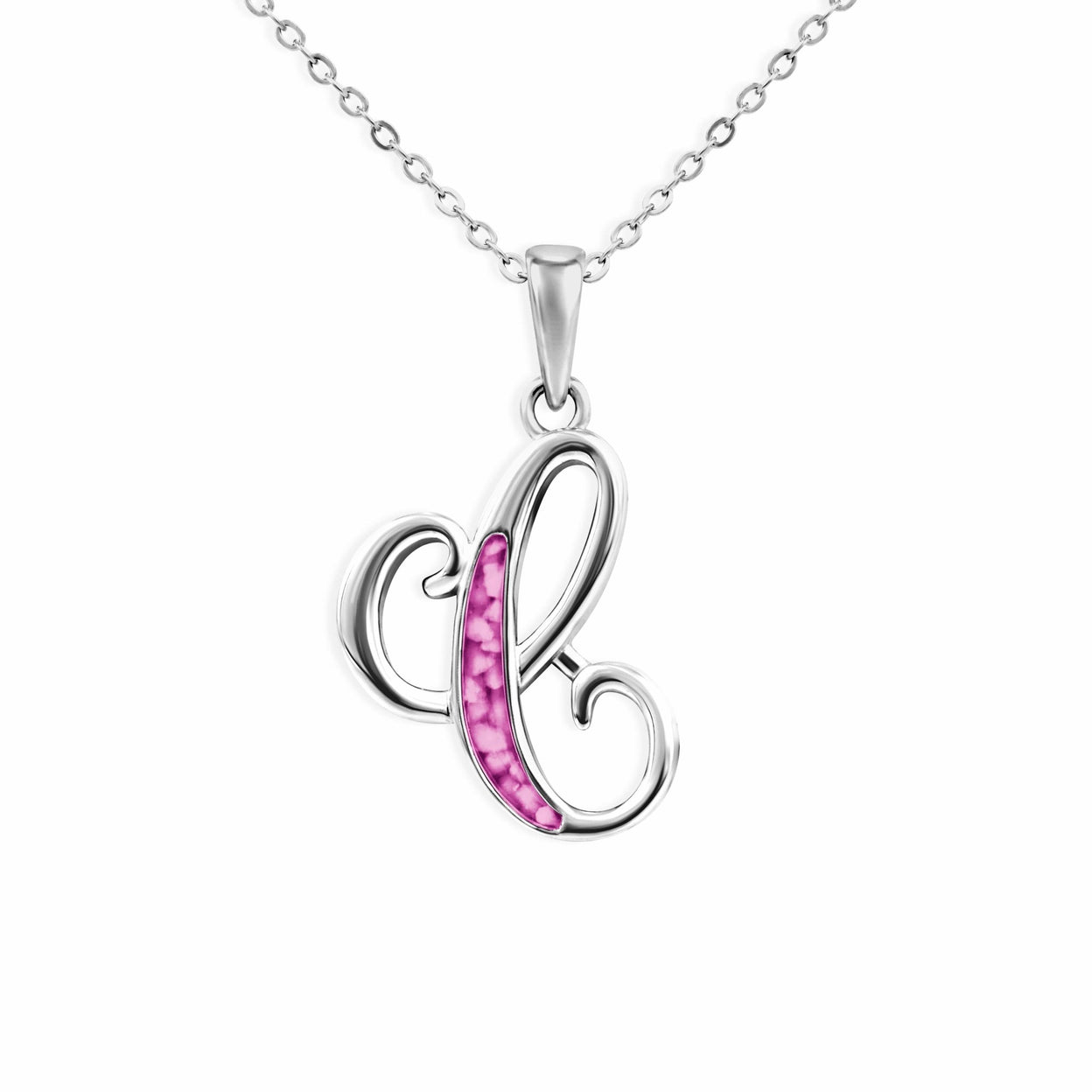 Load image into Gallery viewer, EverWith Alphabet Memorial Ashes Pendant - Letter C - EverWith Memorial Jewellery - Trade