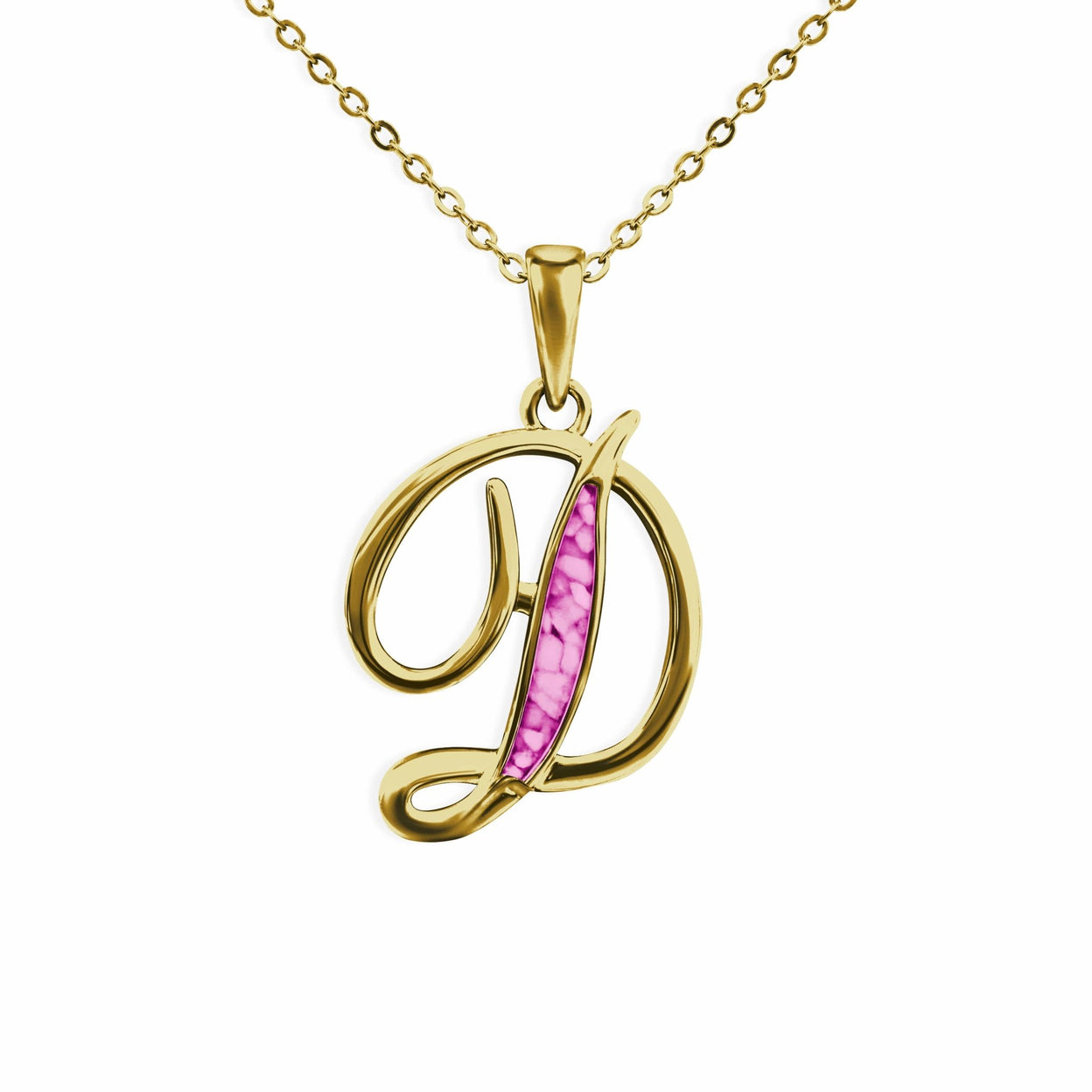 Load image into Gallery viewer, EverWith Alphabet Memorial Ashes Pendant - Letter D - EverWith Memorial Jewellery - Trade