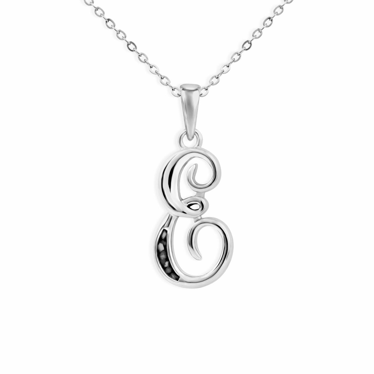 Load image into Gallery viewer, EverWith Alphabet Memorial Ashes Pendant - Letter E - EverWith Memorial Jewellery - Trade