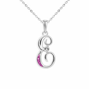 EverWith Alphabet Memorial Ashes Pendant - Letter E - EverWith Memorial Jewellery - Trade