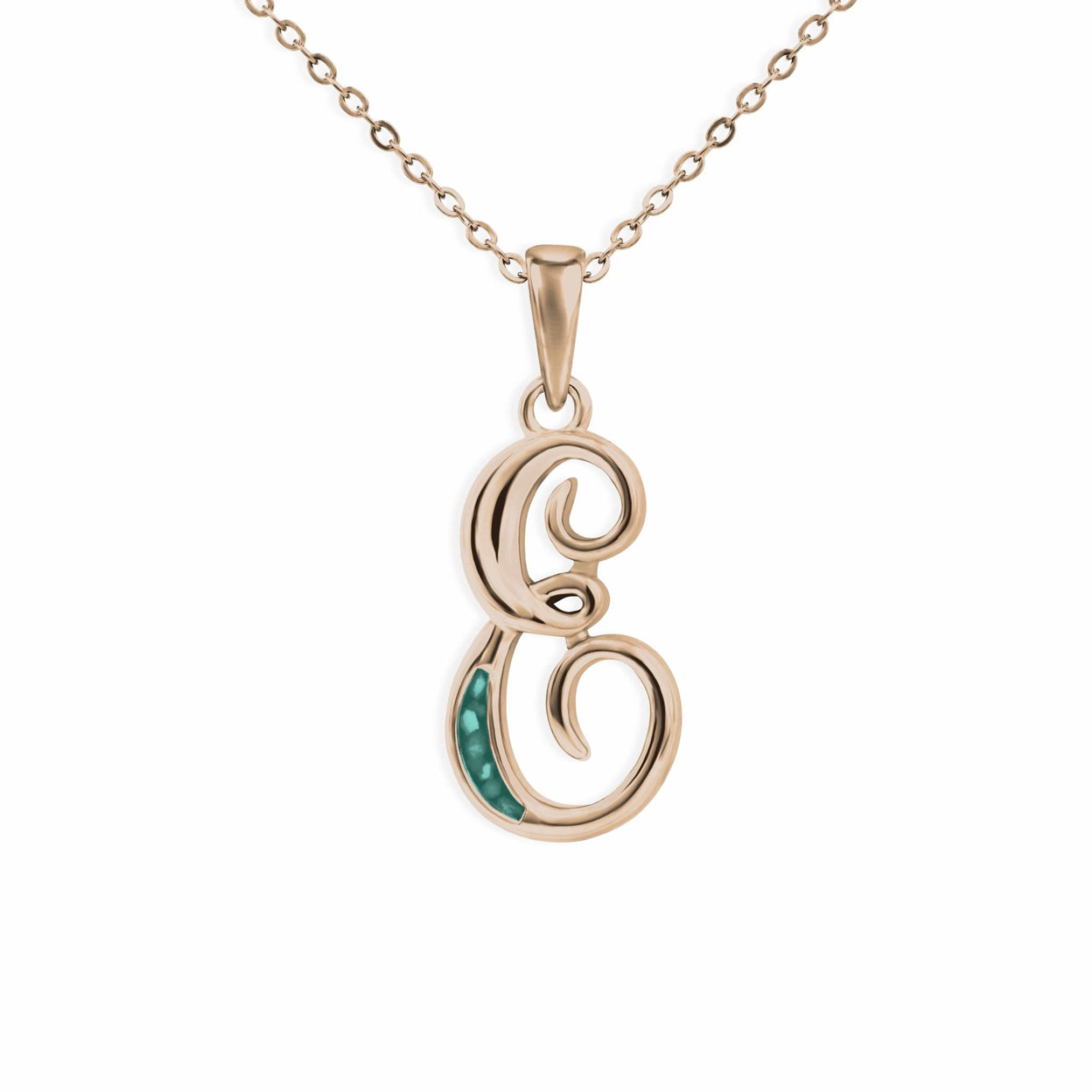 Load image into Gallery viewer, EverWith Alphabet Memorial Ashes Pendant - Letter E - EverWith Memorial Jewellery - Trade