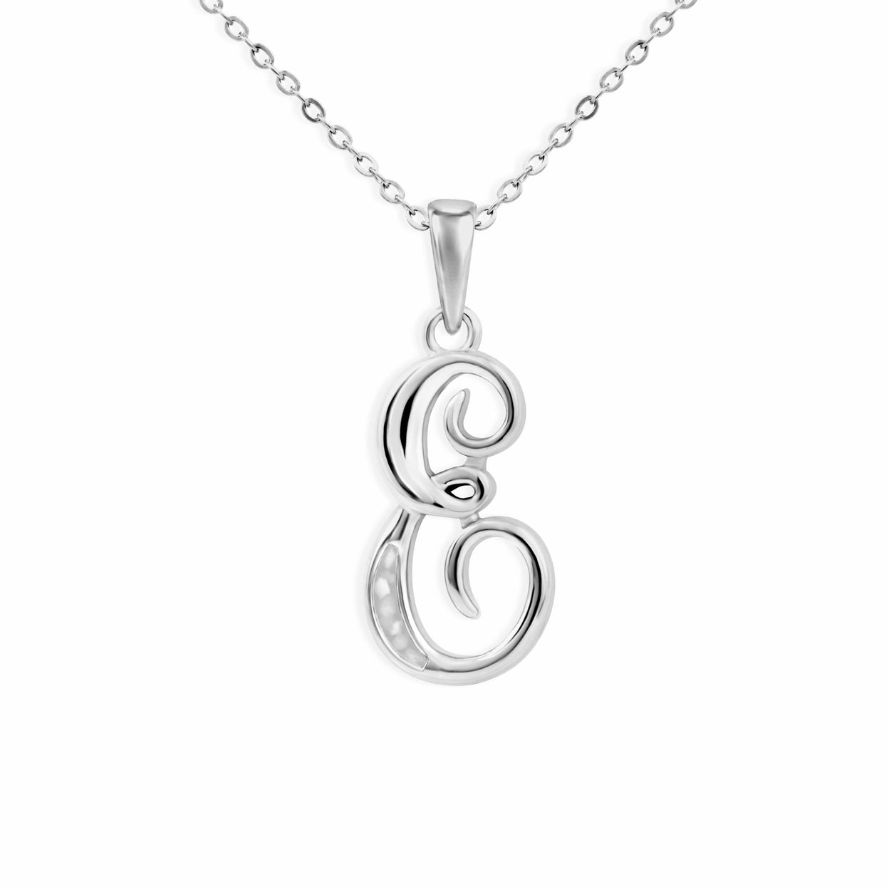 Load image into Gallery viewer, EverWith Alphabet Memorial Ashes Pendant - Letter E - EverWith Memorial Jewellery - Trade