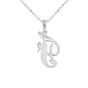 EverWith Alphabet Memorial Ashes Pendant - Letter F - EverWith Memorial Jewellery - Trade