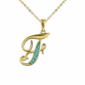 EverWith Alphabet Memorial Ashes Pendant - Letter F - EverWith Memorial Jewellery - Trade