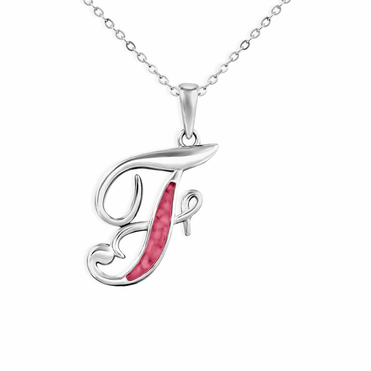 Load image into Gallery viewer, EverWith Alphabet Memorial Ashes Pendant - Letter F - EverWith Memorial Jewellery - Trade