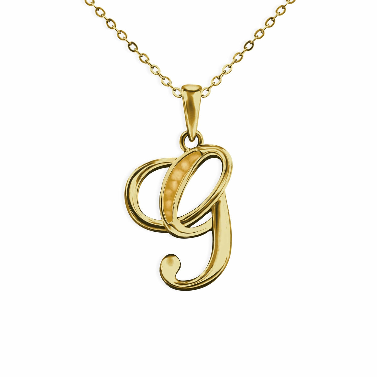 Load image into Gallery viewer, EverWith Alphabet Memorial Ashes Pendant - Letter G - EverWith Memorial Jewellery - Trade