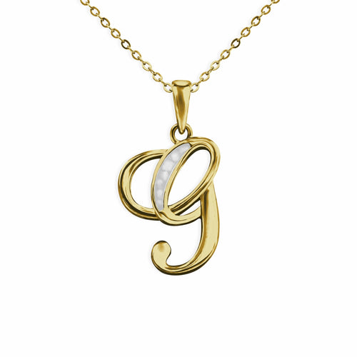 EverWith Alphabet Memorial Ashes Pendant - Letter G - EverWith Memorial Jewellery - Trade