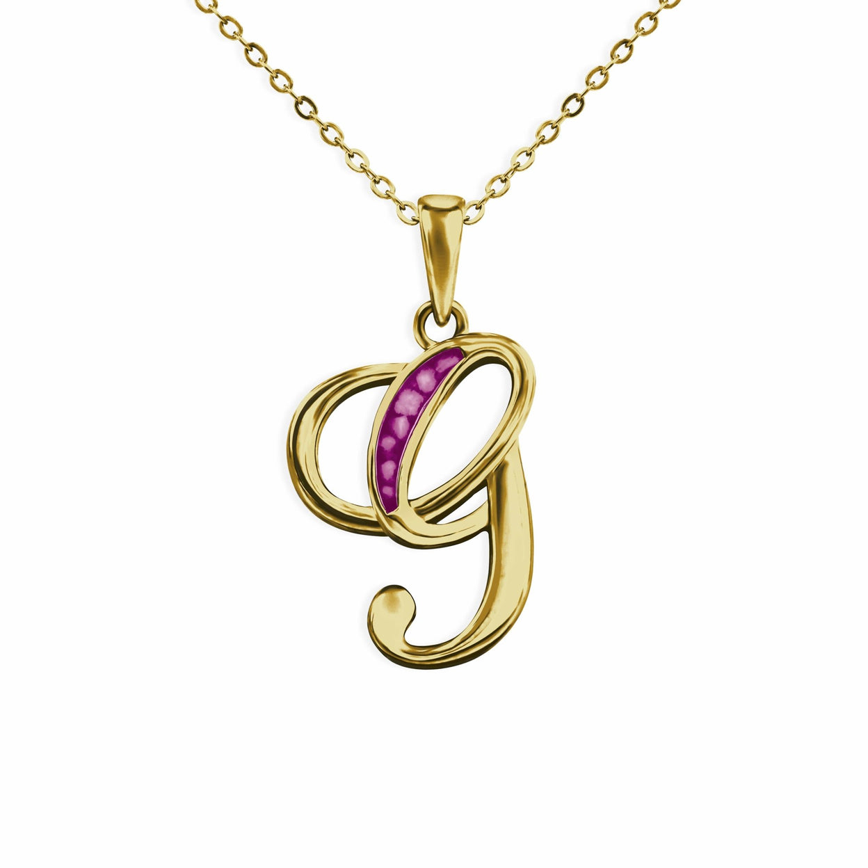 Load image into Gallery viewer, EverWith Alphabet Memorial Ashes Pendant - Letter G - EverWith Memorial Jewellery - Trade