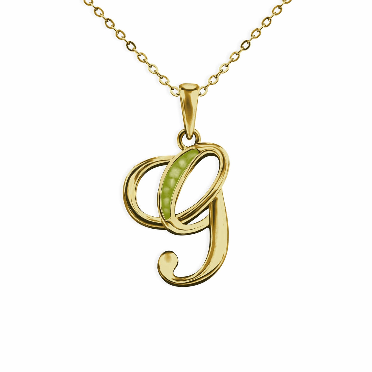 Load image into Gallery viewer, EverWith Alphabet Memorial Ashes Pendant - Letter G - EverWith Memorial Jewellery - Trade