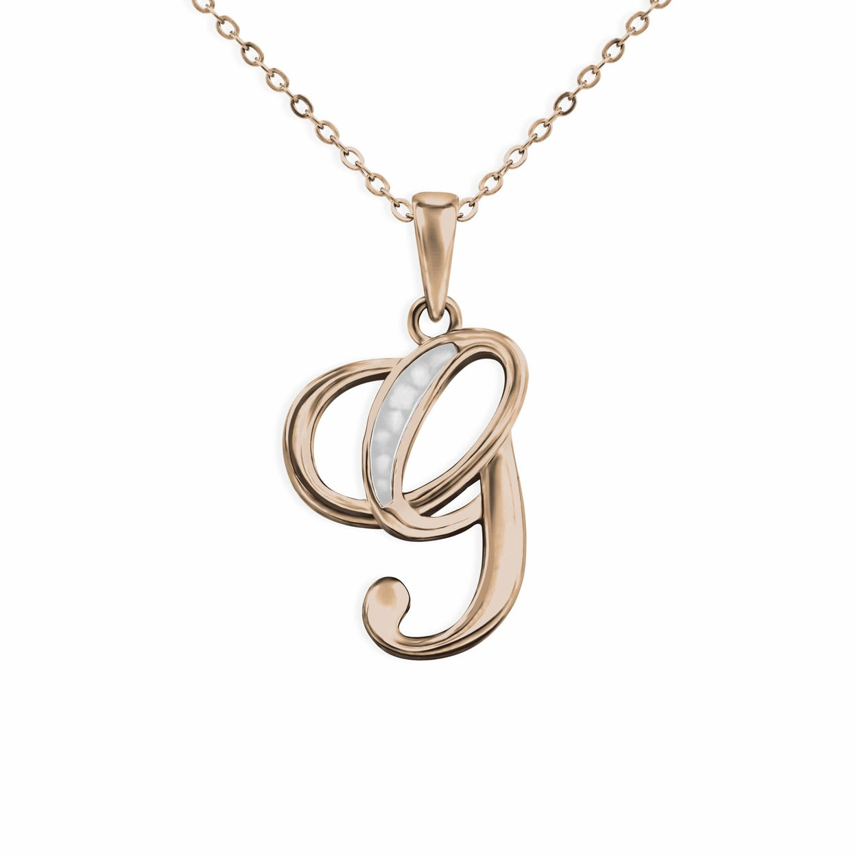 Load image into Gallery viewer, EverWith Alphabet Memorial Ashes Pendant - Letter G - EverWith Memorial Jewellery - Trade