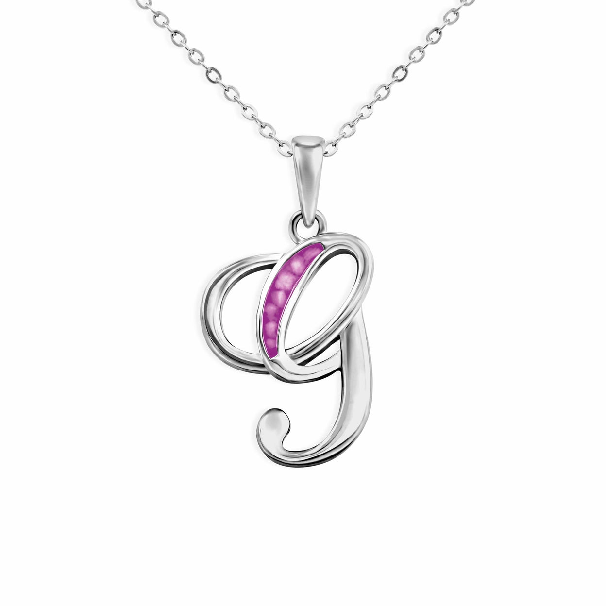 Load image into Gallery viewer, EverWith Alphabet Memorial Ashes Pendant - Letter G - EverWith Memorial Jewellery - Trade