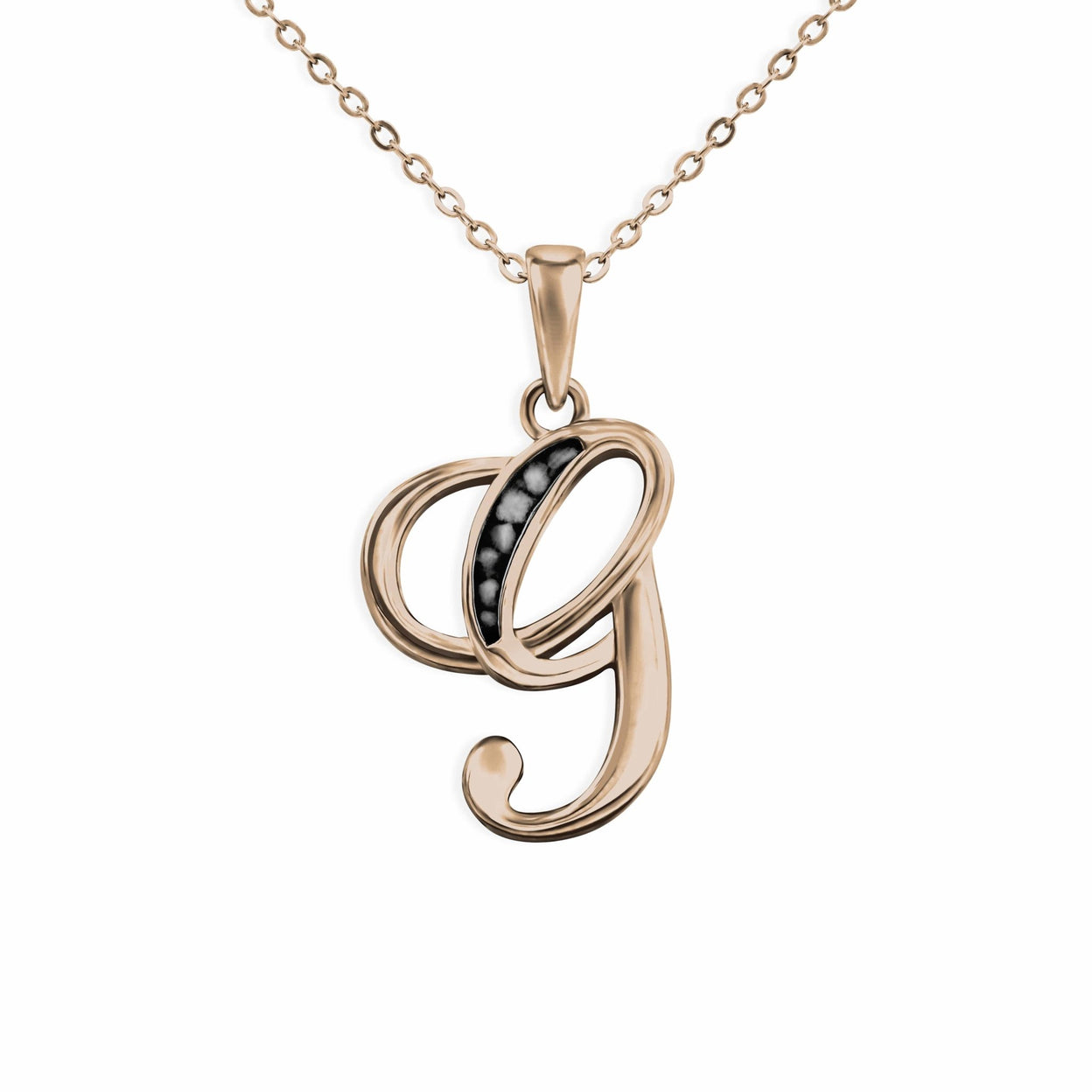 Load image into Gallery viewer, EverWith Alphabet Memorial Ashes Pendant - Letter G - EverWith Memorial Jewellery - Trade