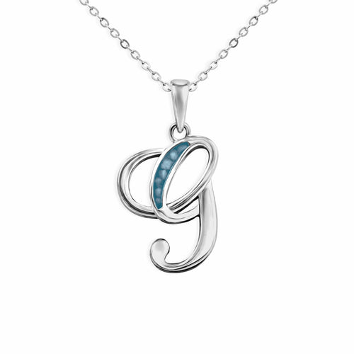 EverWith Alphabet Memorial Ashes Pendant - Letter G - EverWith Memorial Jewellery - Trade