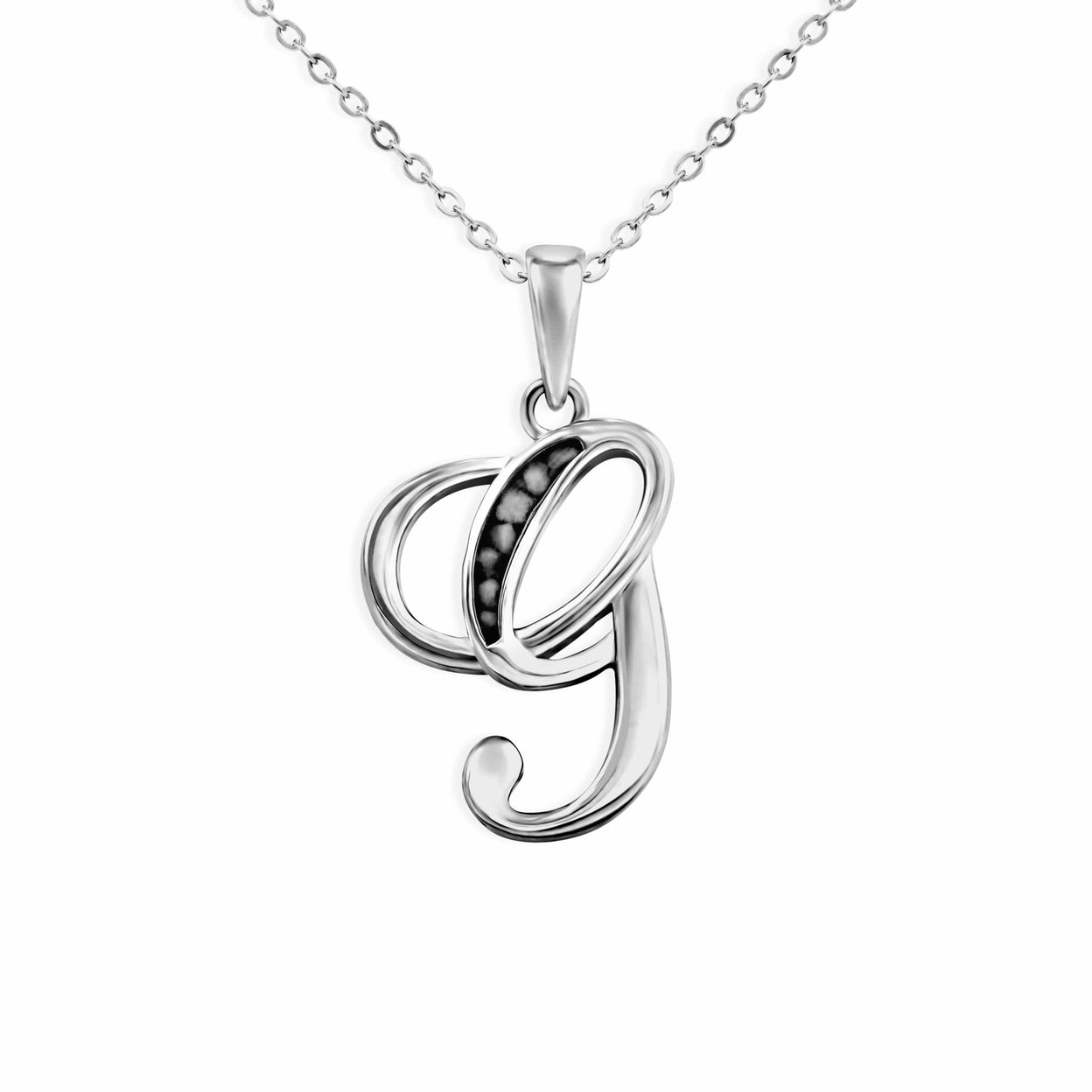 Load image into Gallery viewer, EverWith Alphabet Memorial Ashes Pendant - Letter G - EverWith Memorial Jewellery - Trade