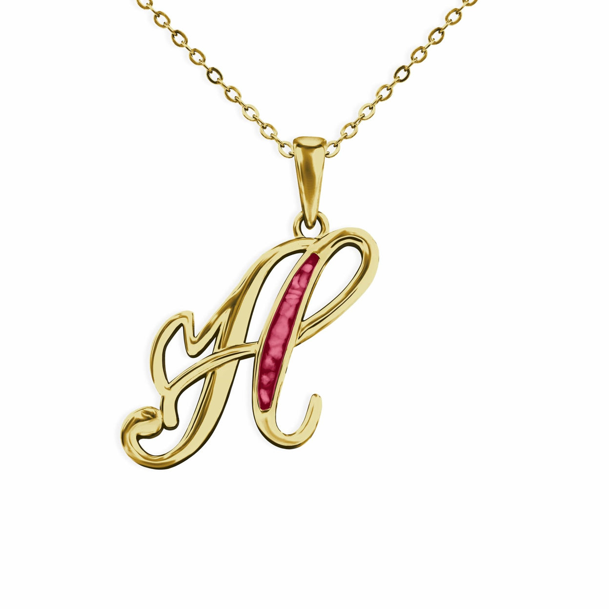 Load image into Gallery viewer, EverWith Alphabet Memorial Ashes Pendant - Letter H - EverWith Memorial Jewellery - Trade