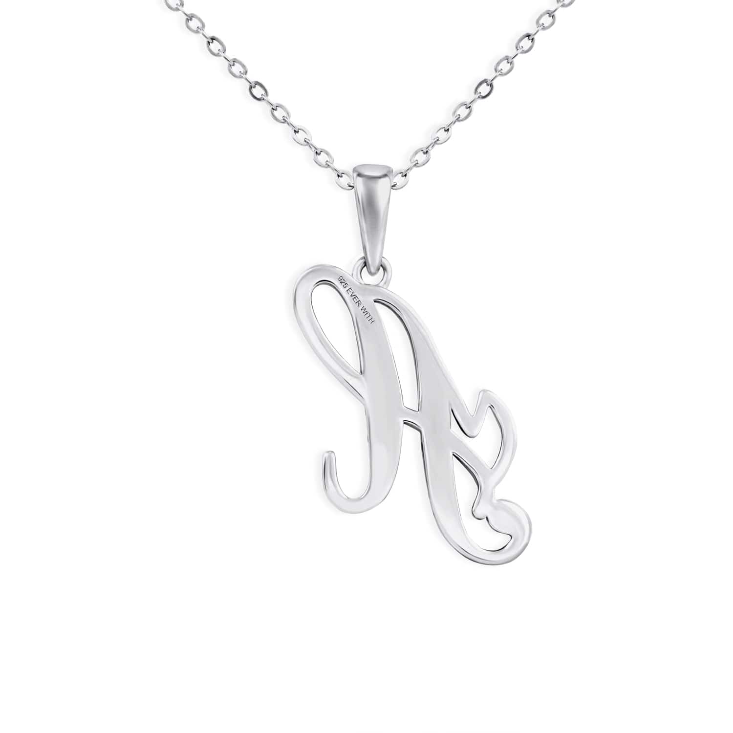 EverWith Alphabet Memorial Ashes Pendant - Letter H - EverWith Memorial Jewellery - Trade