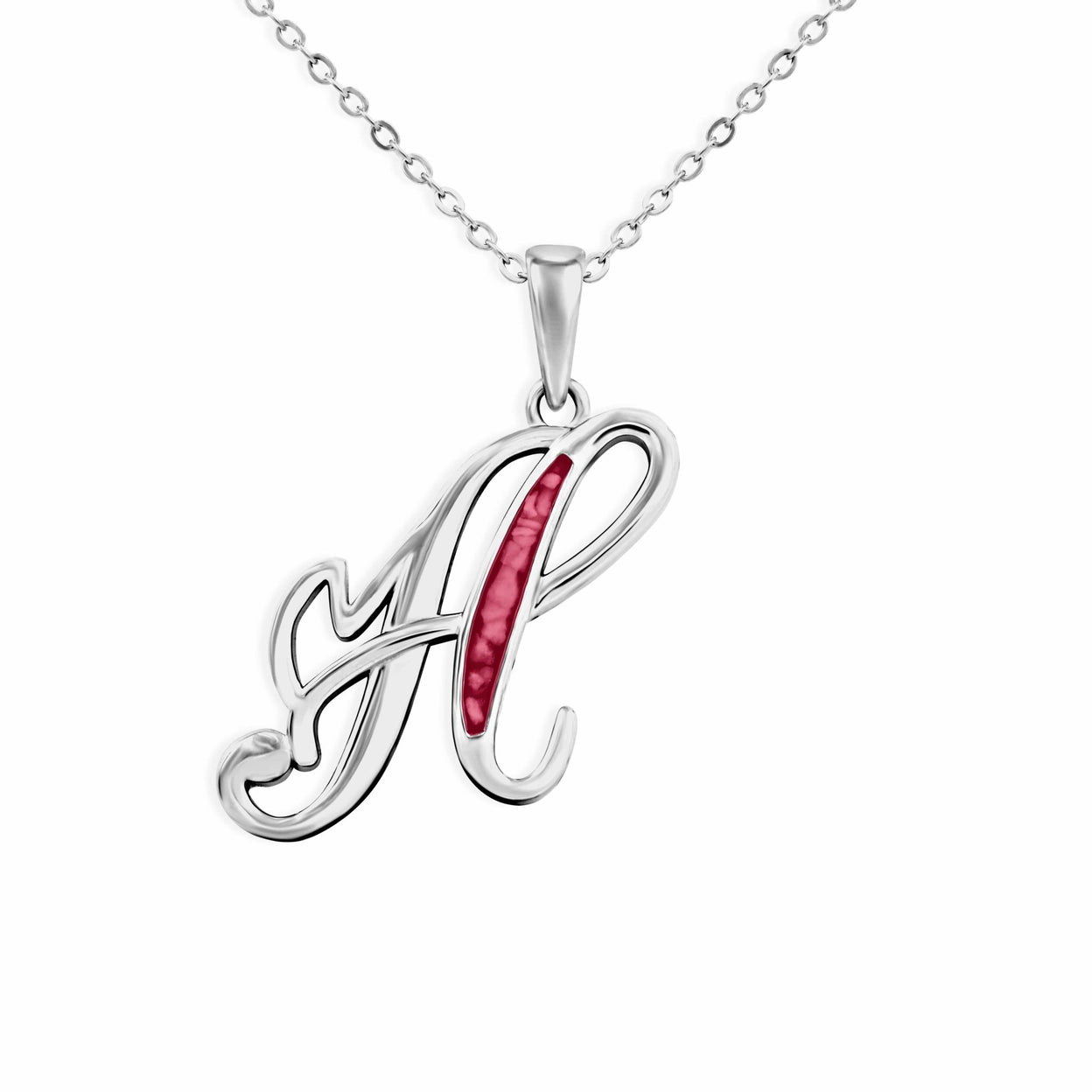 Load image into Gallery viewer, EverWith Alphabet Memorial Ashes Pendant - Letter H - EverWith Memorial Jewellery - Trade