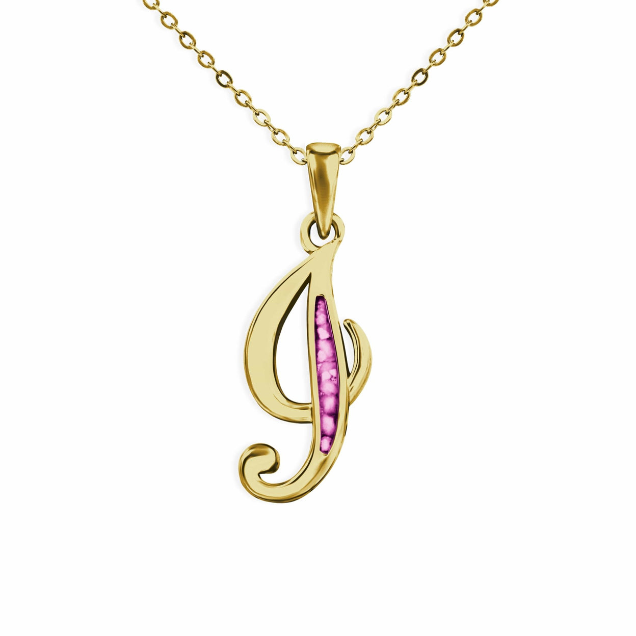 Load image into Gallery viewer, EverWith Alphabet Memorial Ashes Pendant - Letter I - EverWith Memorial Jewellery - Trade