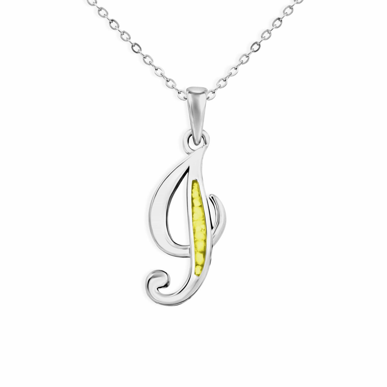 Load image into Gallery viewer, EverWith Alphabet Memorial Ashes Pendant - Letter I - EverWith Memorial Jewellery - Trade