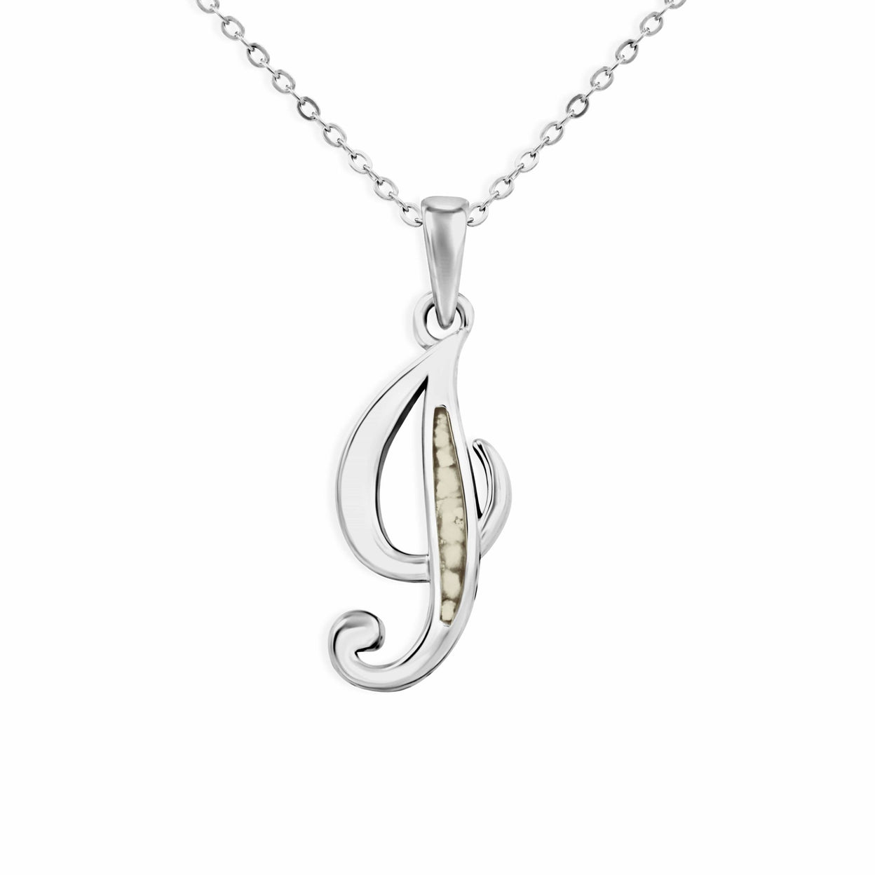 Load image into Gallery viewer, EverWith Alphabet Memorial Ashes Pendant - Letter I - EverWith Memorial Jewellery - Trade