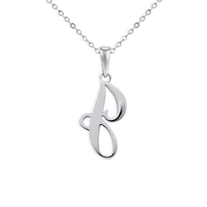 EverWith Alphabet Memorial Ashes Pendant - Letter J - EverWith Memorial Jewellery - Trade