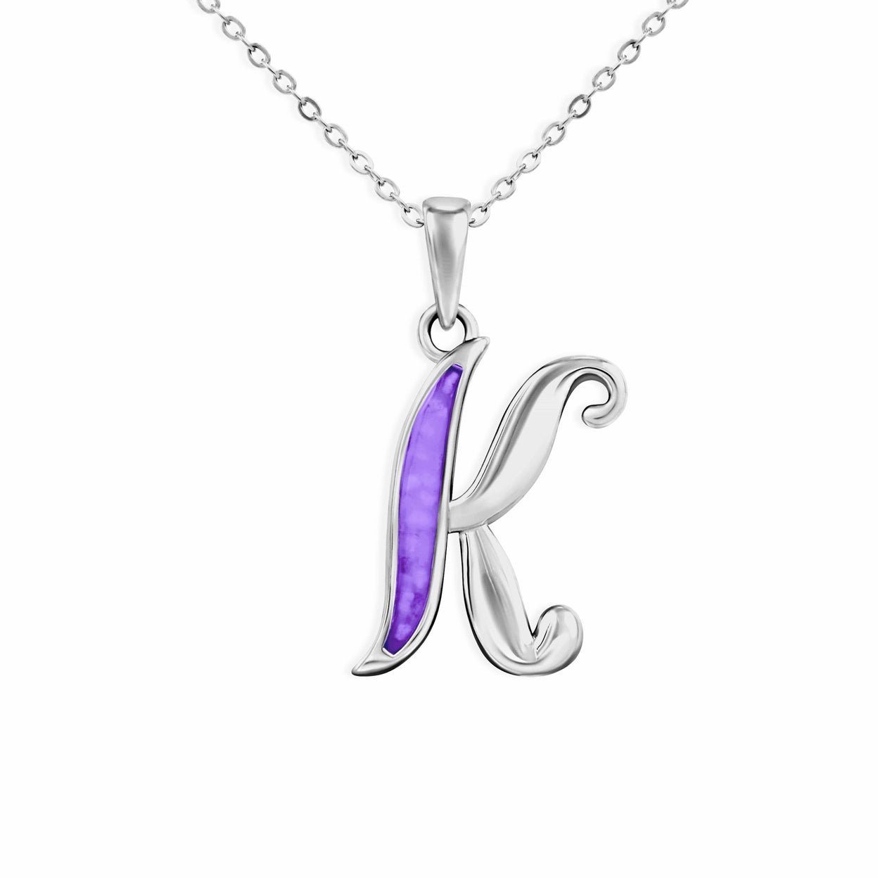 Load image into Gallery viewer, EverWith Alphabet Memorial Ashes Pendant - Letter K - EverWith Memorial Jewellery - Trade