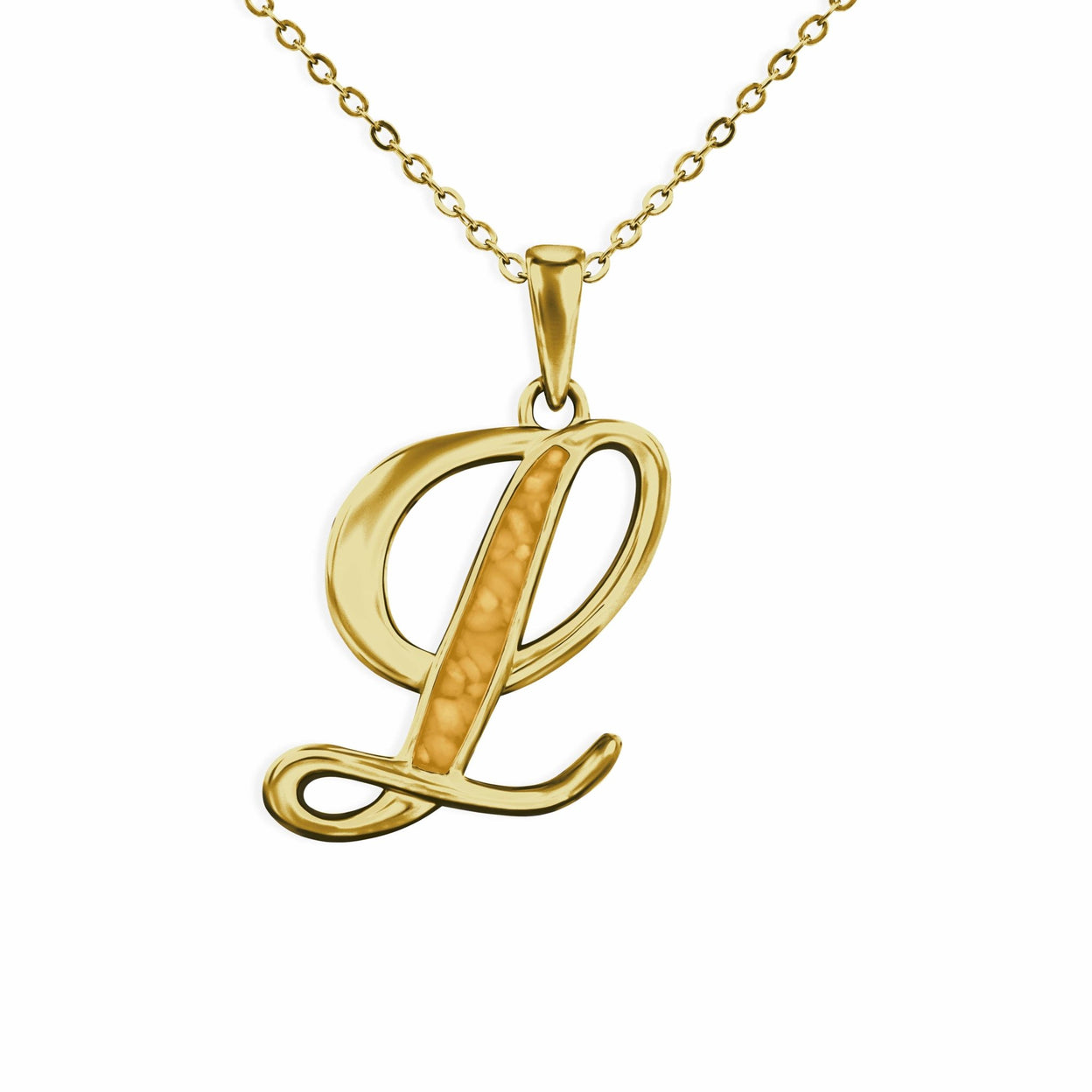 Load image into Gallery viewer, EverWith Alphabet Memorial Ashes Pendant - Letter L - EverWith Memorial Jewellery - Trade