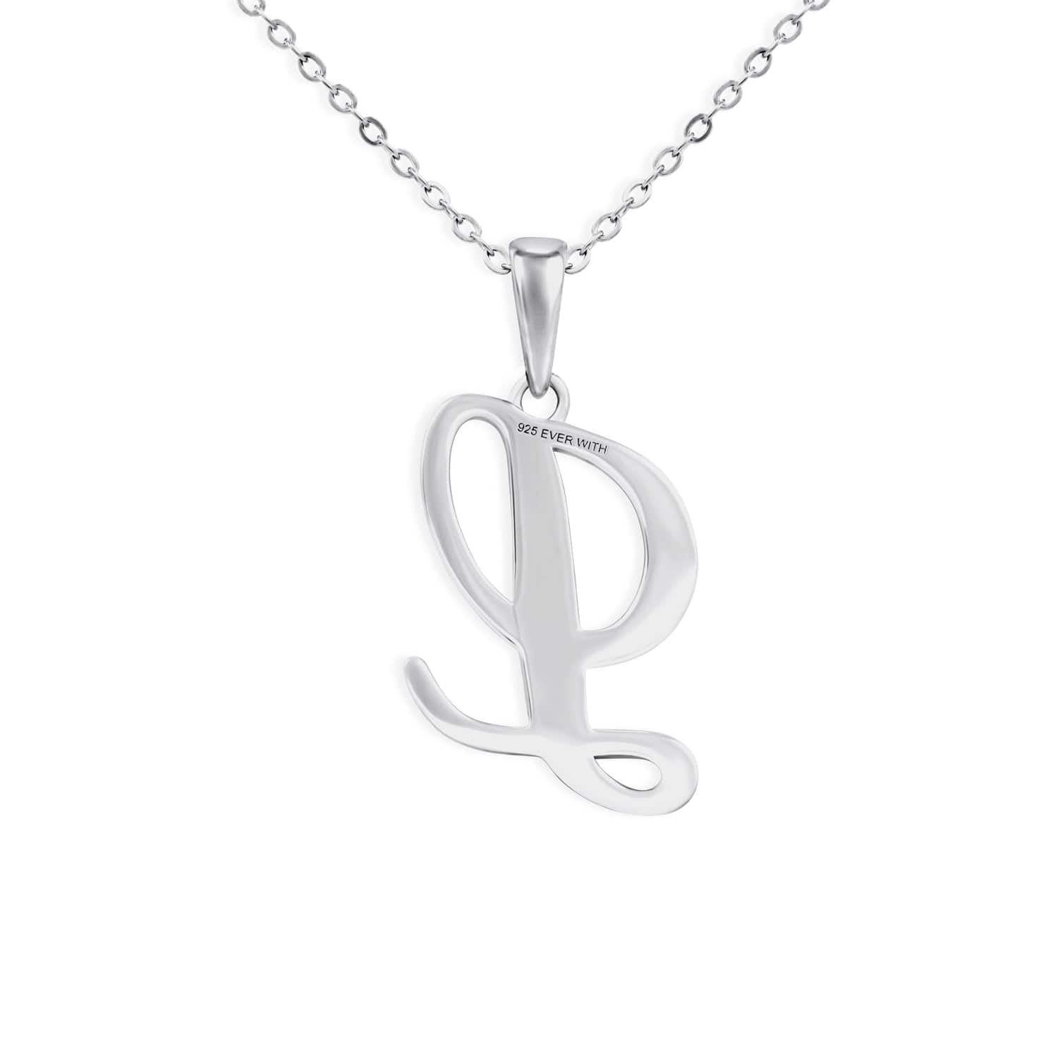 EverWith Alphabet Memorial Ashes Pendant - Letter L - EverWith Memorial Jewellery - Trade