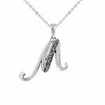 EverWith Alphabet Memorial Ashes Pendant - Letter M - EverWith Memorial Jewellery - Trade