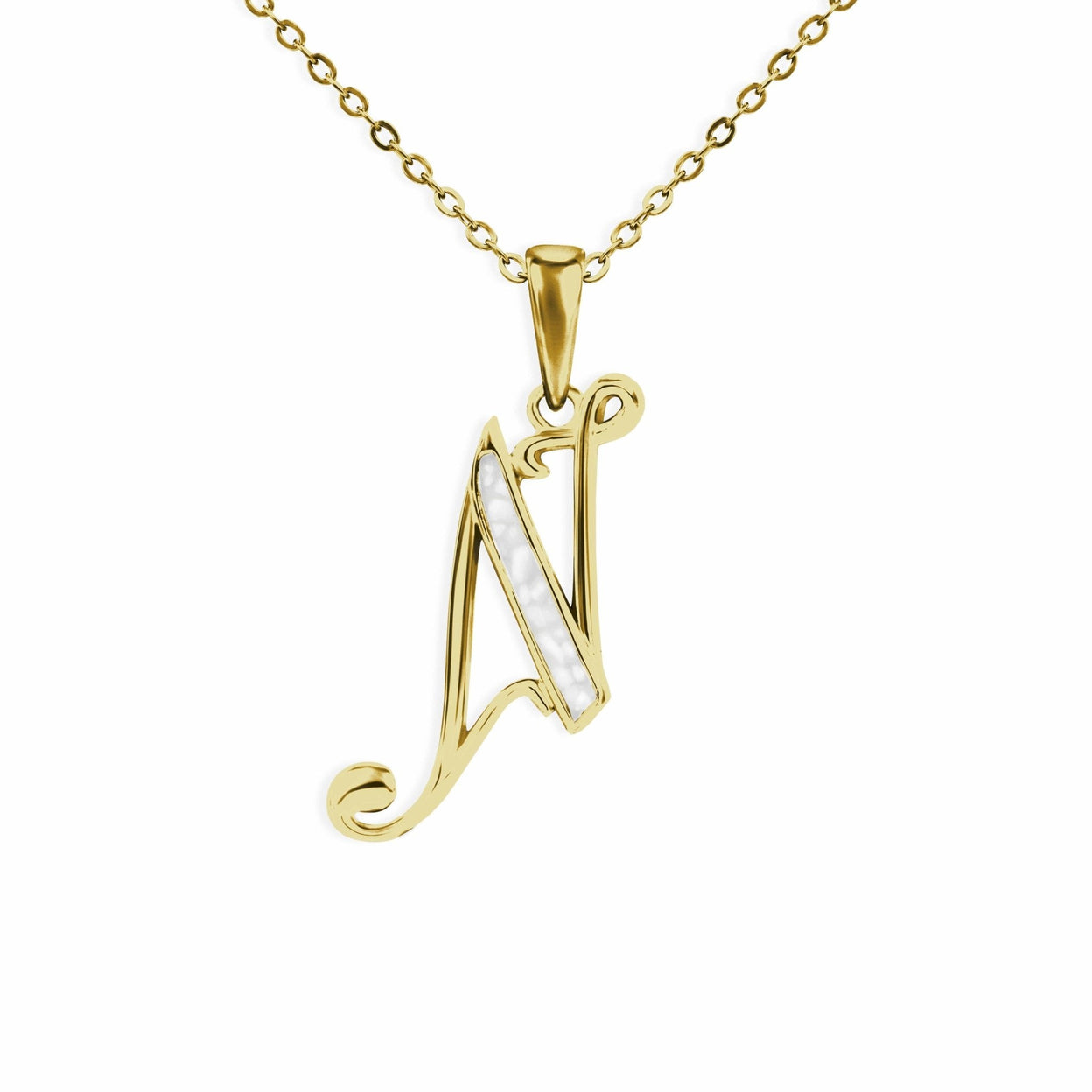 Load image into Gallery viewer, EverWith Alphabet Memorial Ashes Pendant - Letter N - EverWith Memorial Jewellery - Trade