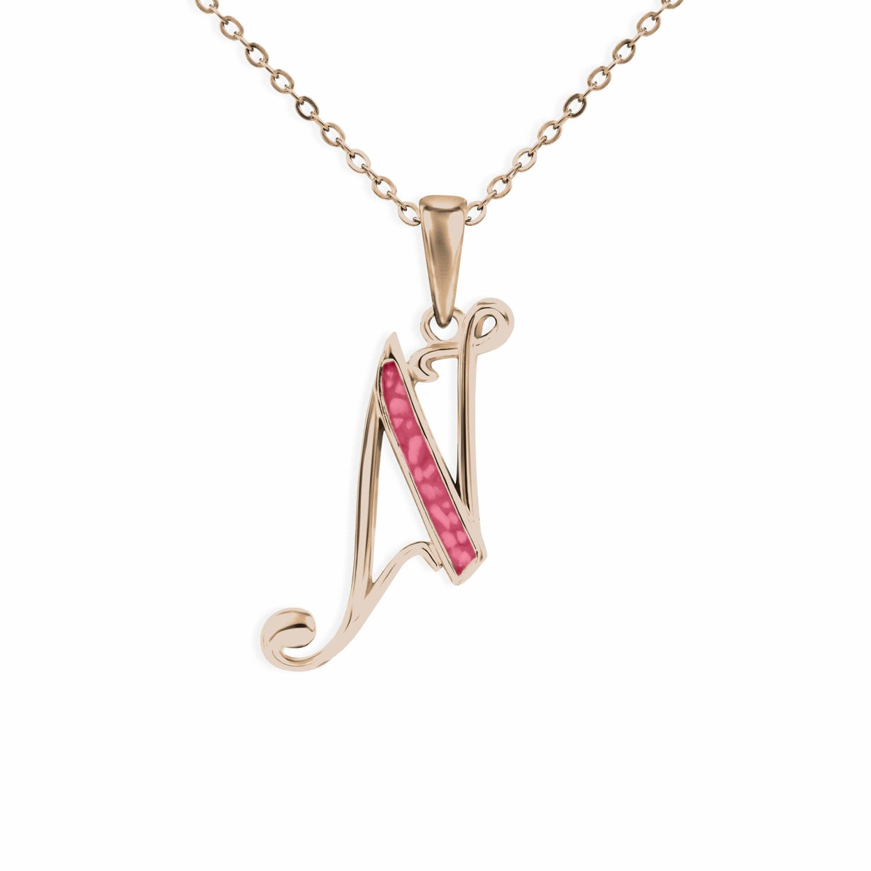 Load image into Gallery viewer, EverWith Alphabet Memorial Ashes Pendant - Letter N - EverWith Memorial Jewellery - Trade