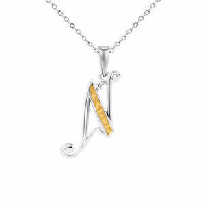 EverWith Alphabet Memorial Ashes Pendant - Letter N - EverWith Memorial Jewellery - Trade