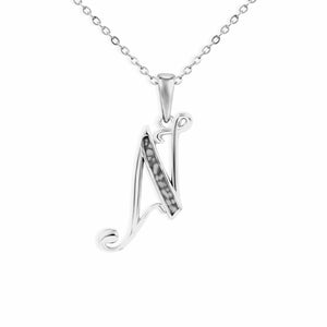 EverWith Alphabet Memorial Ashes Pendant - Letter N - EverWith Memorial Jewellery - Trade