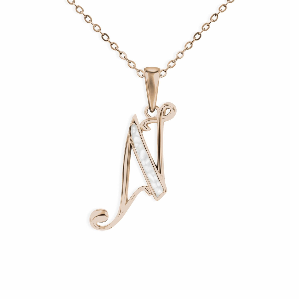 Load image into Gallery viewer, EverWith Alphabet Memorial Ashes Pendant - Letter N - EverWith Memorial Jewellery - Trade