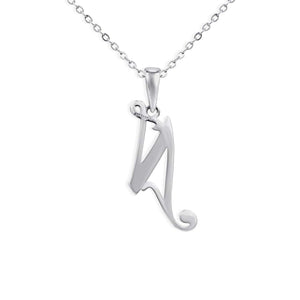 EverWith Alphabet Memorial Ashes Pendant - Letter N - EverWith Memorial Jewellery - Trade