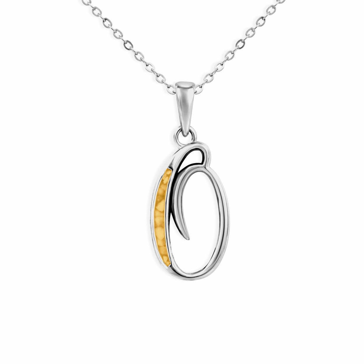 Load image into Gallery viewer, EverWith Alphabet Memorial Ashes Pendant - Letter O - EverWith Memorial Jewellery - Trade