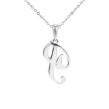 EverWith Alphabet Memorial Ashes Pendant - Letter P - EverWith Memorial Jewellery - Trade