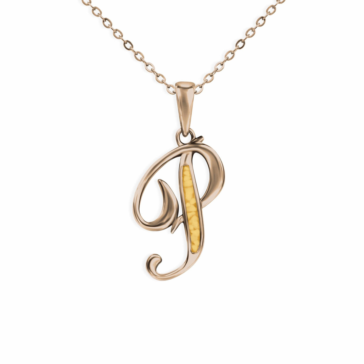 Load image into Gallery viewer, EverWith Alphabet Memorial Ashes Pendant - Letter P - EverWith Memorial Jewellery - Trade