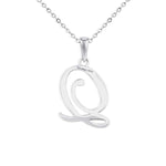 EverWith Alphabet Memorial Ashes Pendant - Letter Q - EverWith Memorial Jewellery - Trade