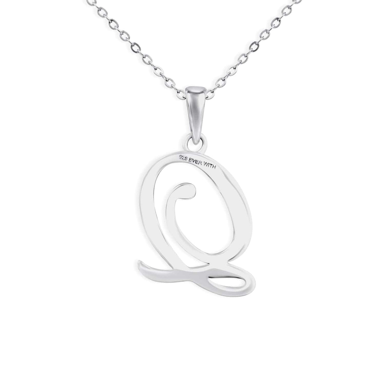 Load image into Gallery viewer, EverWith Alphabet Memorial Ashes Pendant - Letter Q - EverWith Memorial Jewellery - Trade