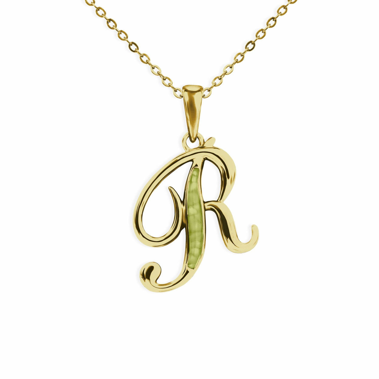 Load image into Gallery viewer, EverWith Alphabet Memorial Ashes Pendant - Letter R - EverWith Memorial Jewellery - Trade